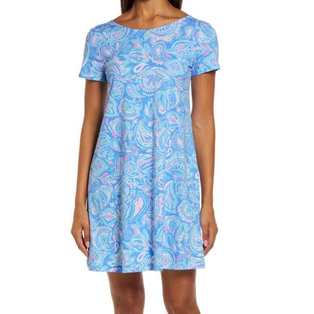 Lilly Pulitzer Kimi T-Shirt Dress Short-Sleeve XL - Picture 6 of 6